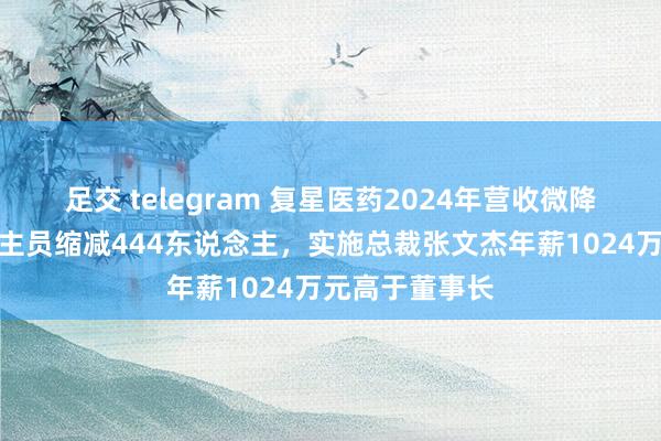 足交 telegram 复星医药2024年营收微降、研发东说念主员缩减444东说念主，实施总裁张文杰年薪1024万元高于董事长